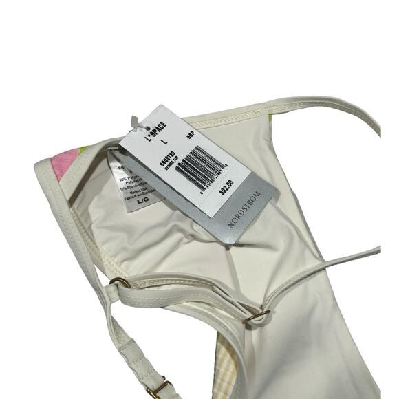 NWT! L*Space Gemma Bikini Top in BubbleGum Pink - Size Large - Picture 8 of 10